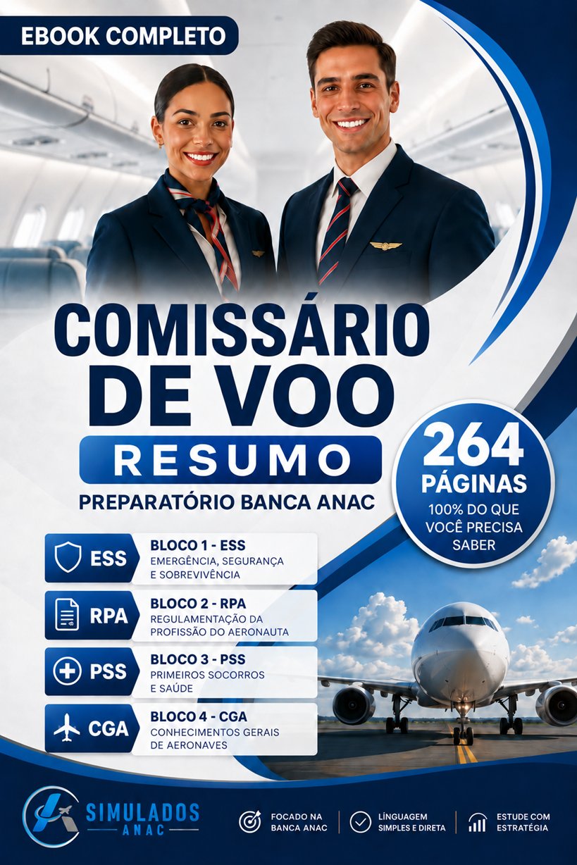 Resumo Comissário de Voo