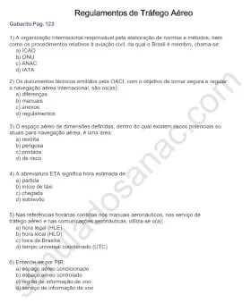 eBook Regulamentos de Tráfego Aéreo